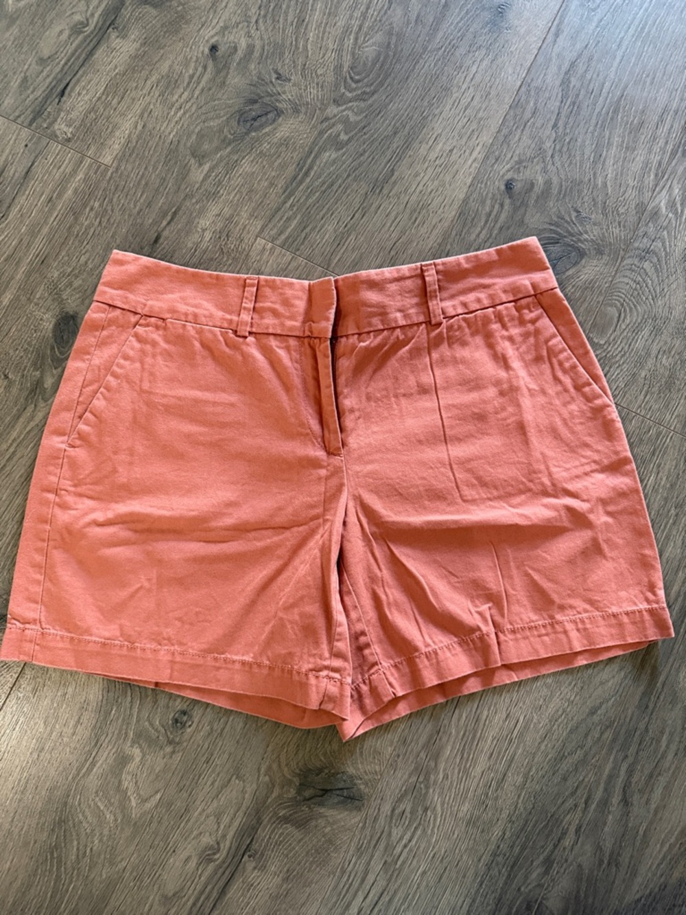LOFT Coral Tailored Cotton-Blend Shorts